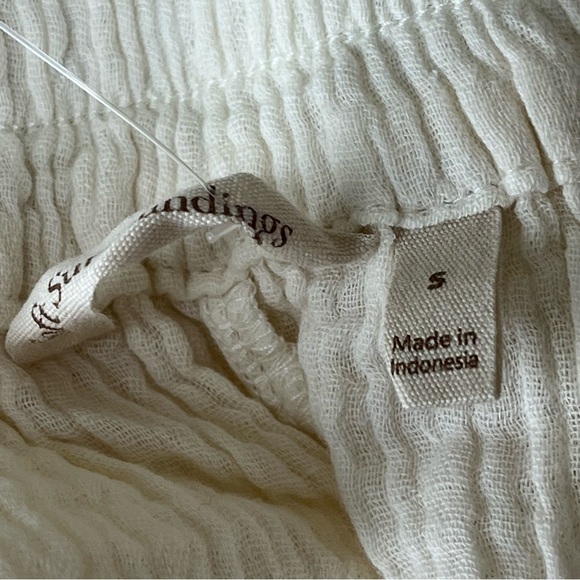 COPY - SOFT SURROUNDINGS NWT BEACH BOUND PULL ON GAUZE CROP PANTS ECRU Size Smal - Picture 13 of 15